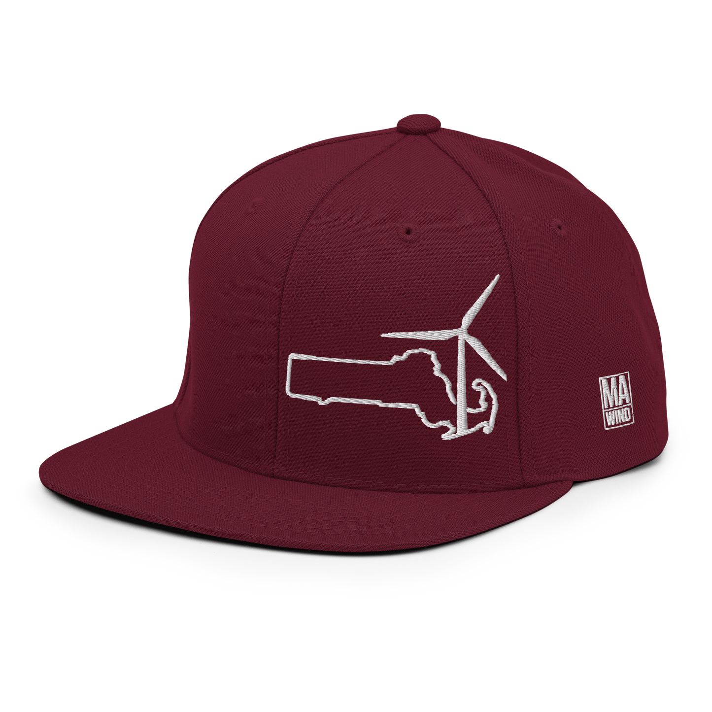 Massachusetts Wind Snapback Hat