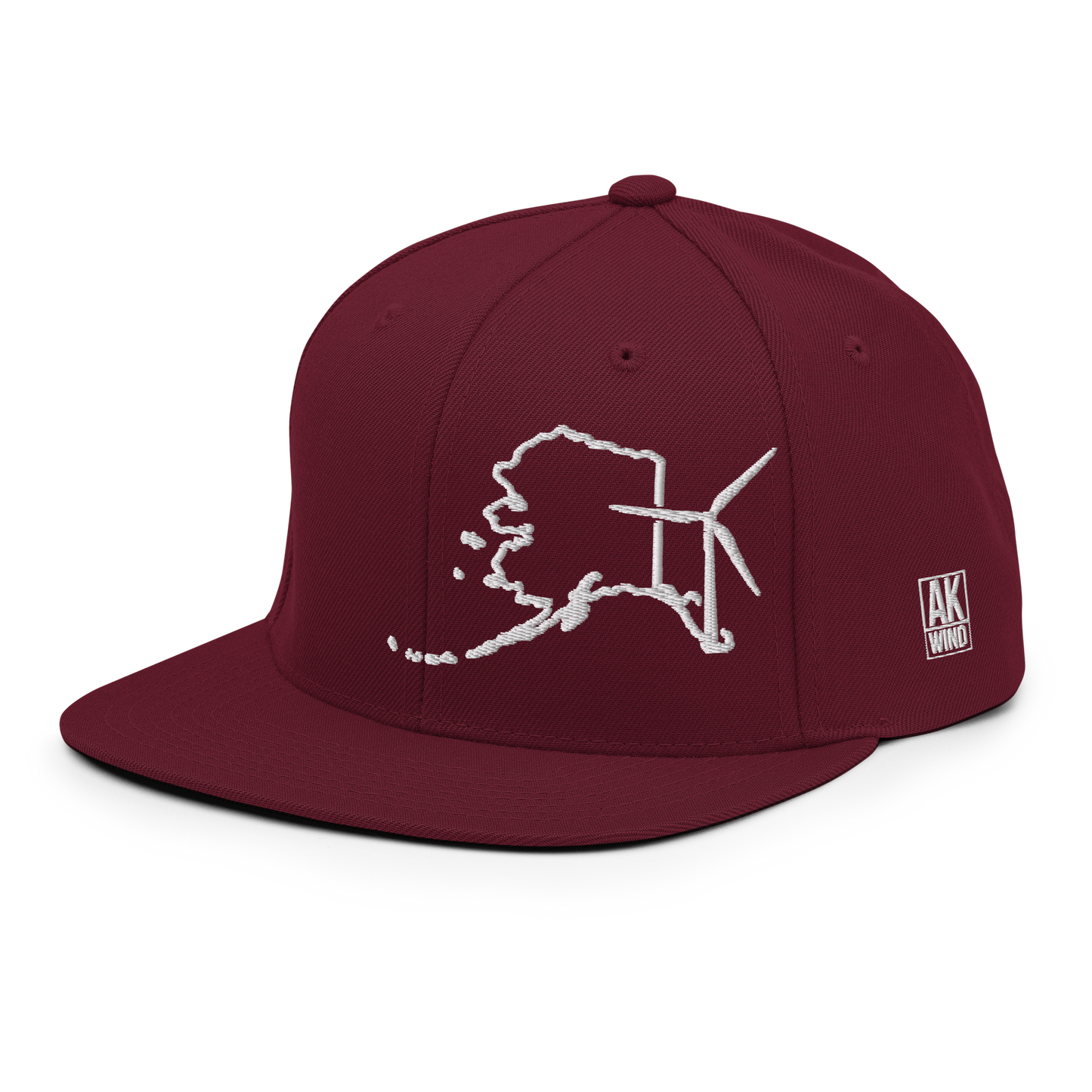 Alaska Wind Snapback Hat