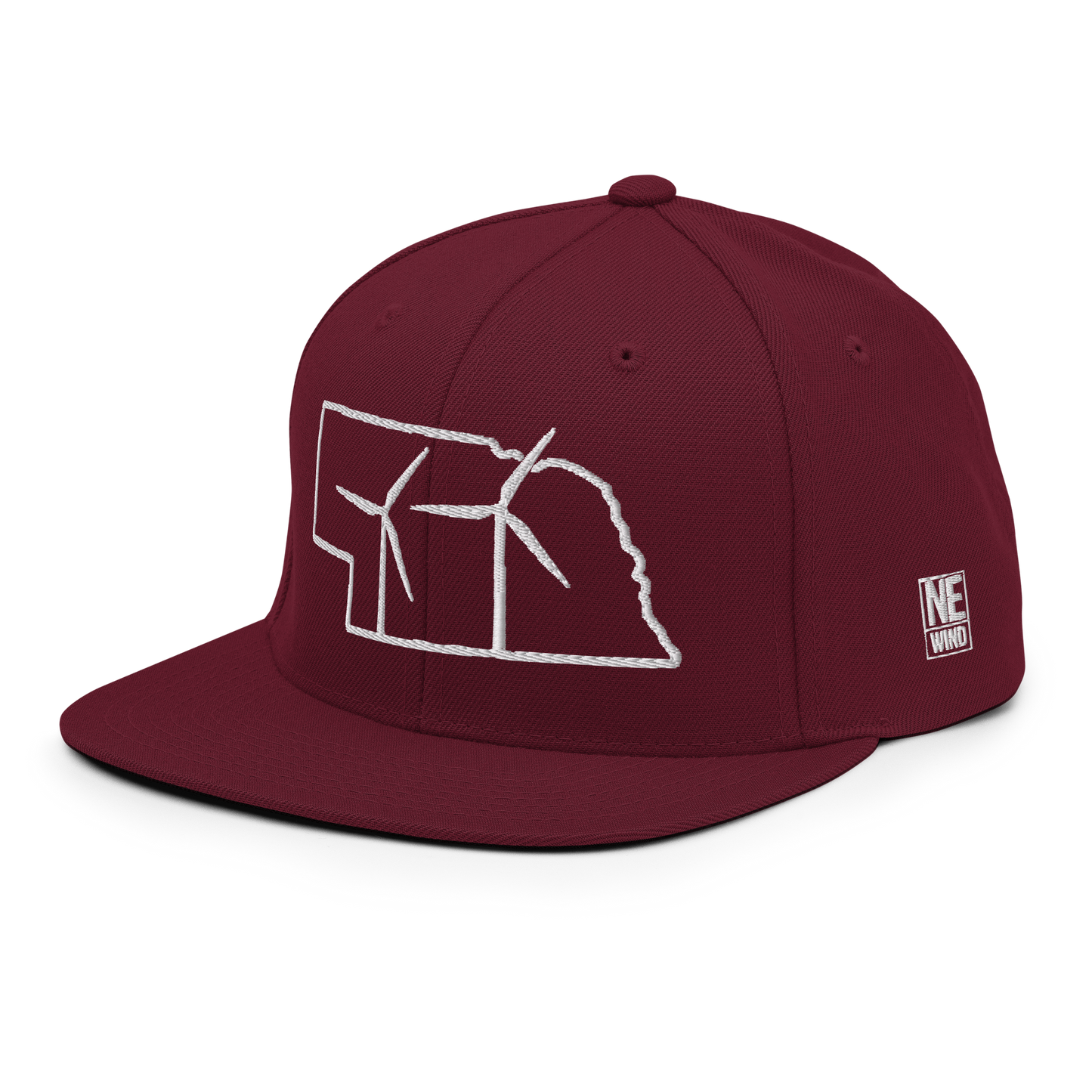 Nebraska Wind Snapback Hat