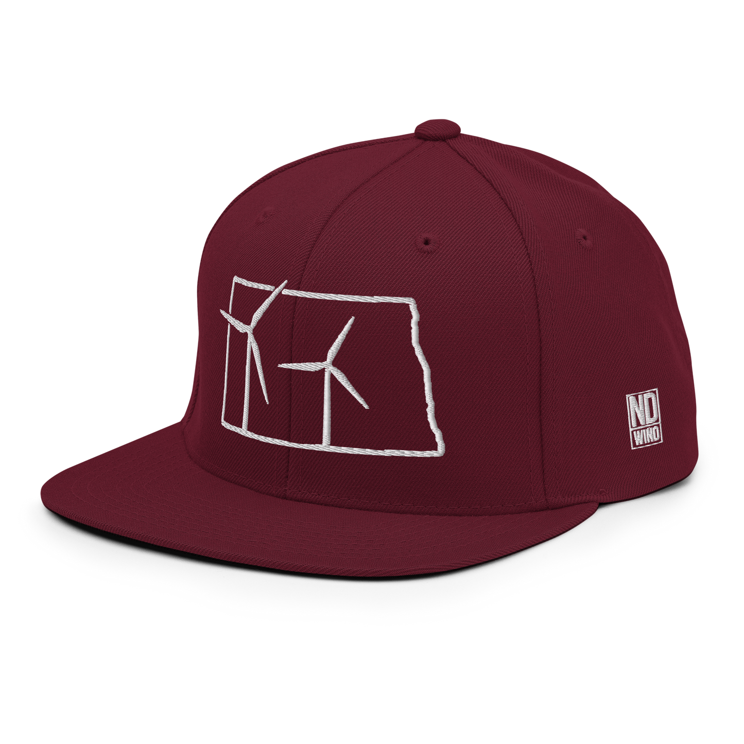 North Dakota Wind Snapback Hat