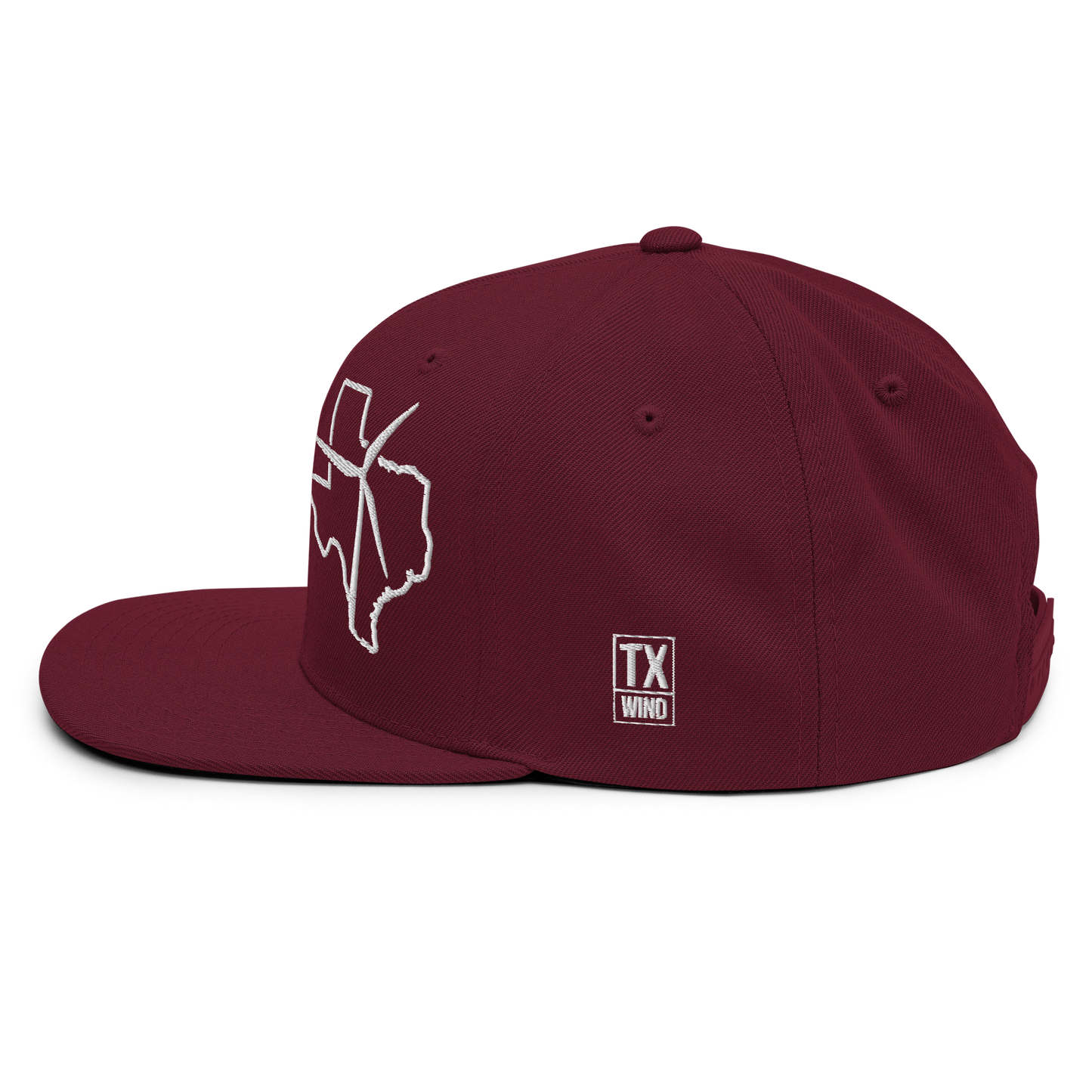 Texas Wind Snapback Hat