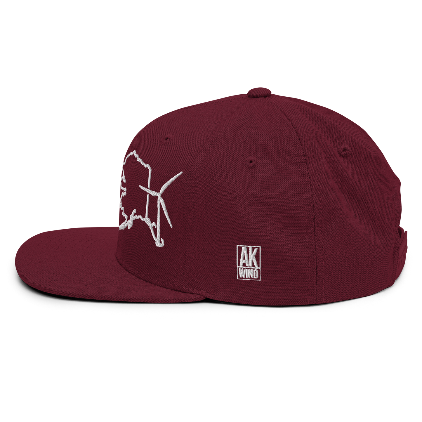 Alaska Wind Snapback Hat