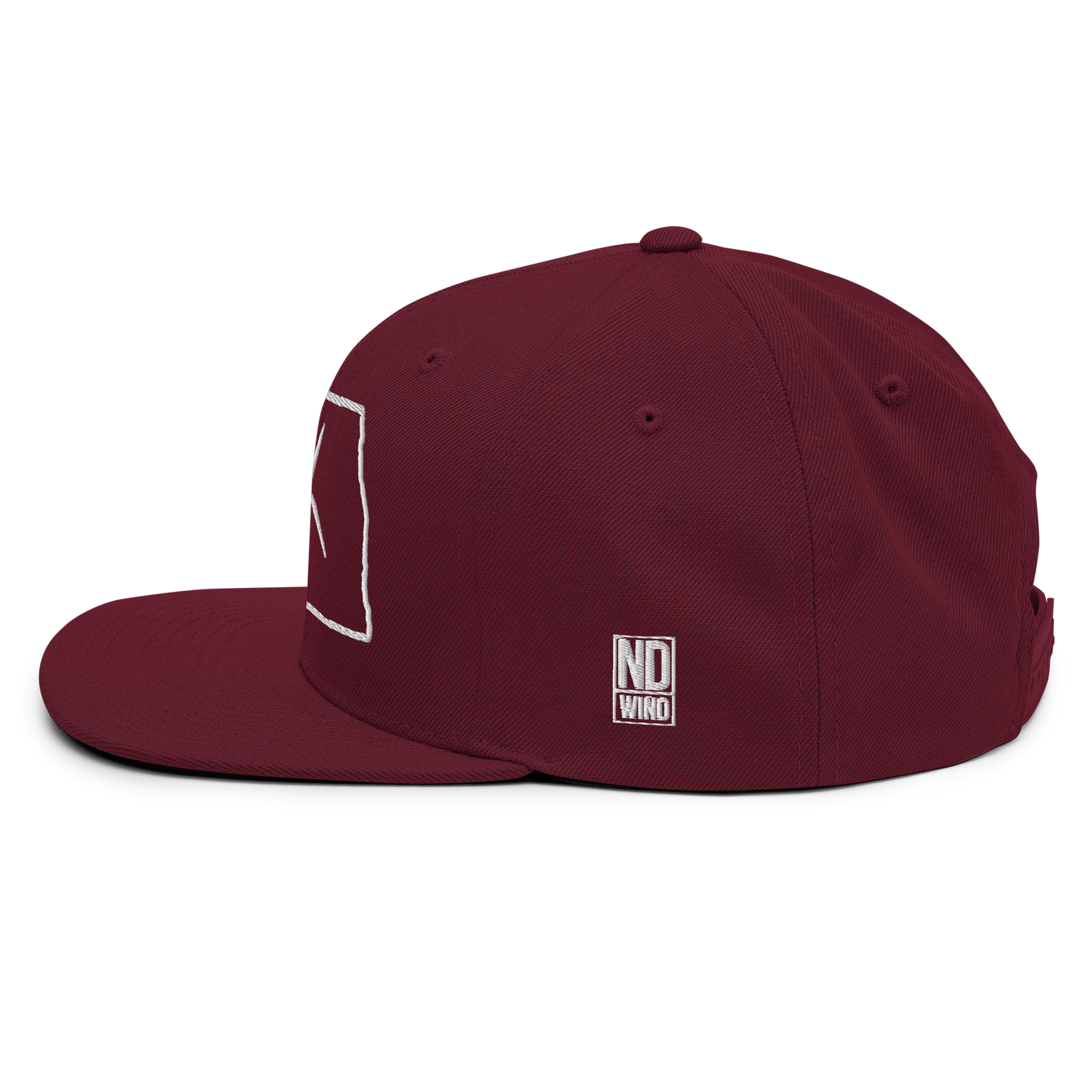 North Dakota Wind Snapback Hat