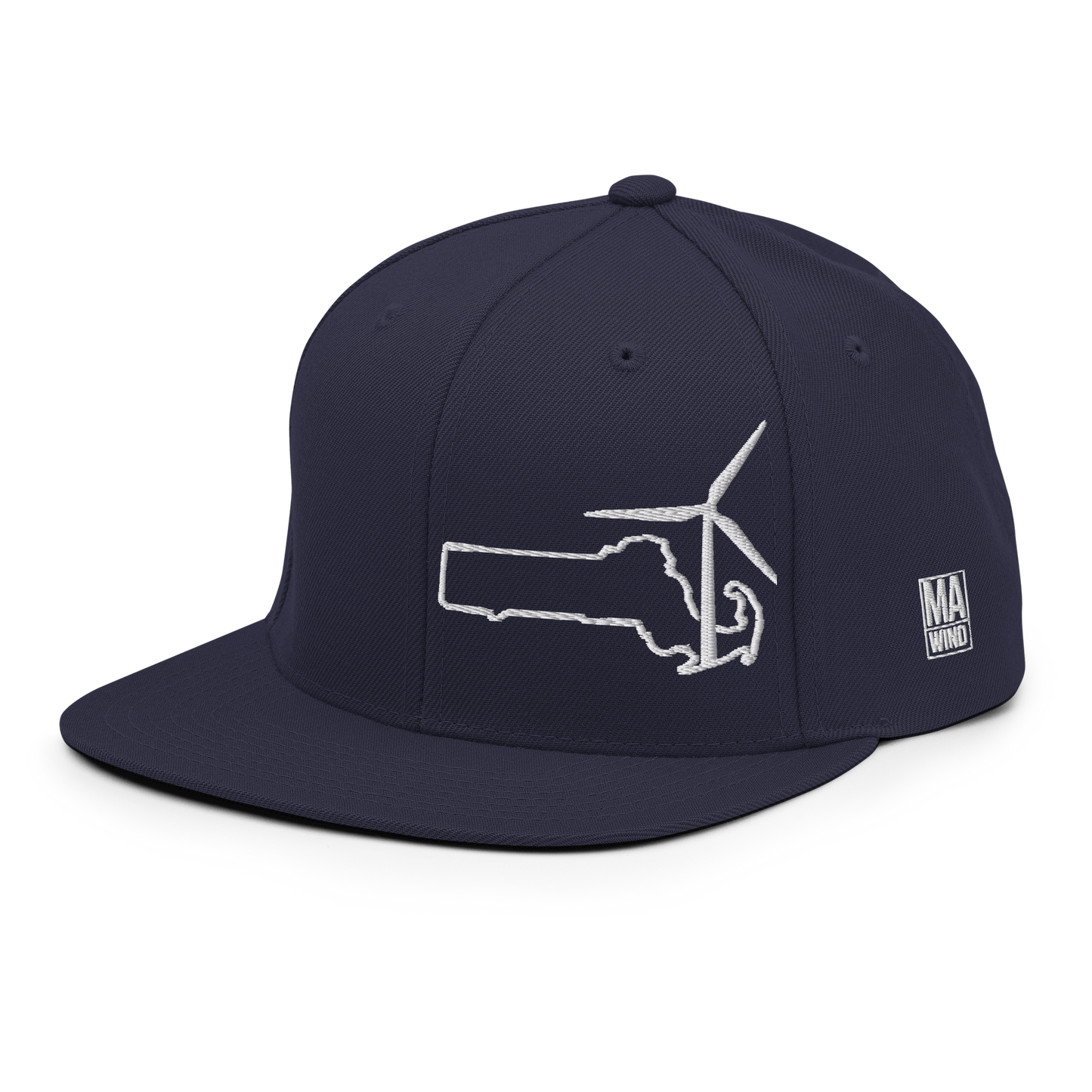 Massachusetts Wind Snapback Hat