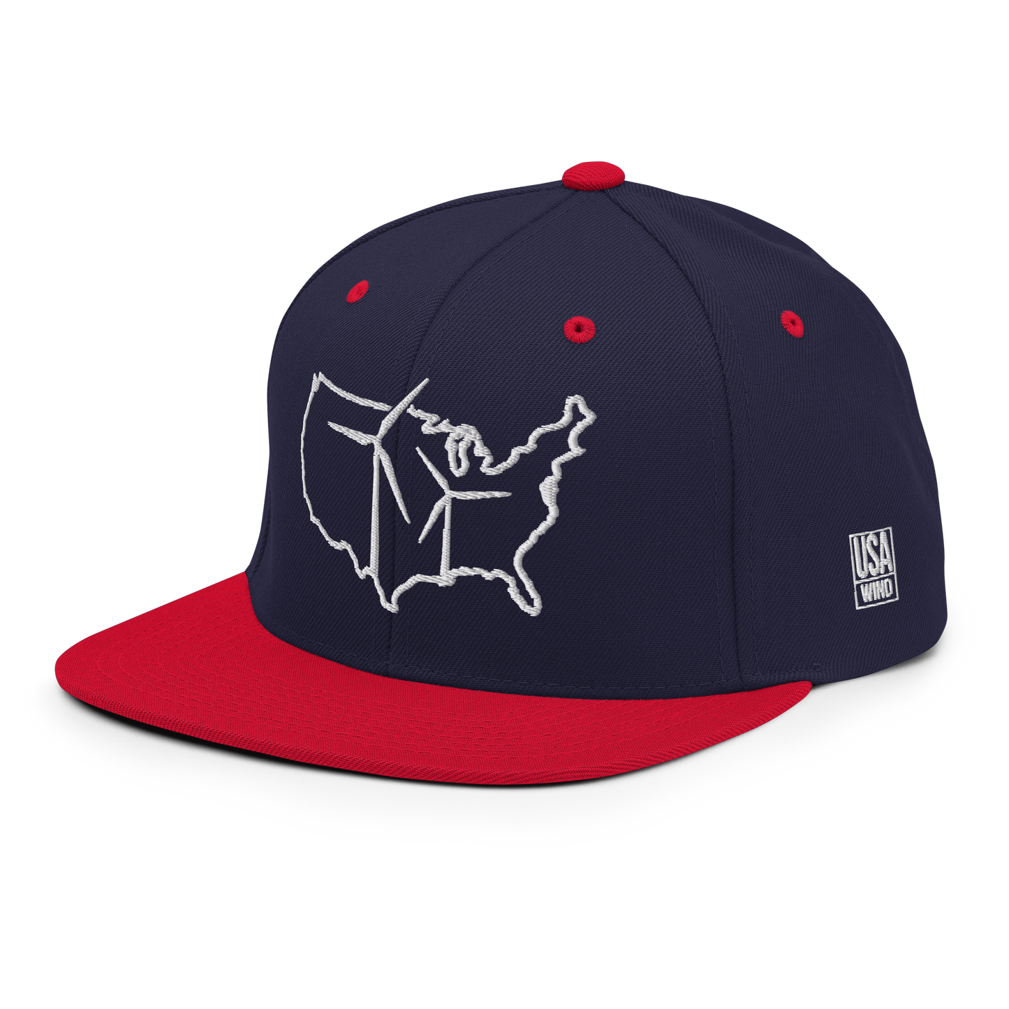 USA Wind Snapback Hat