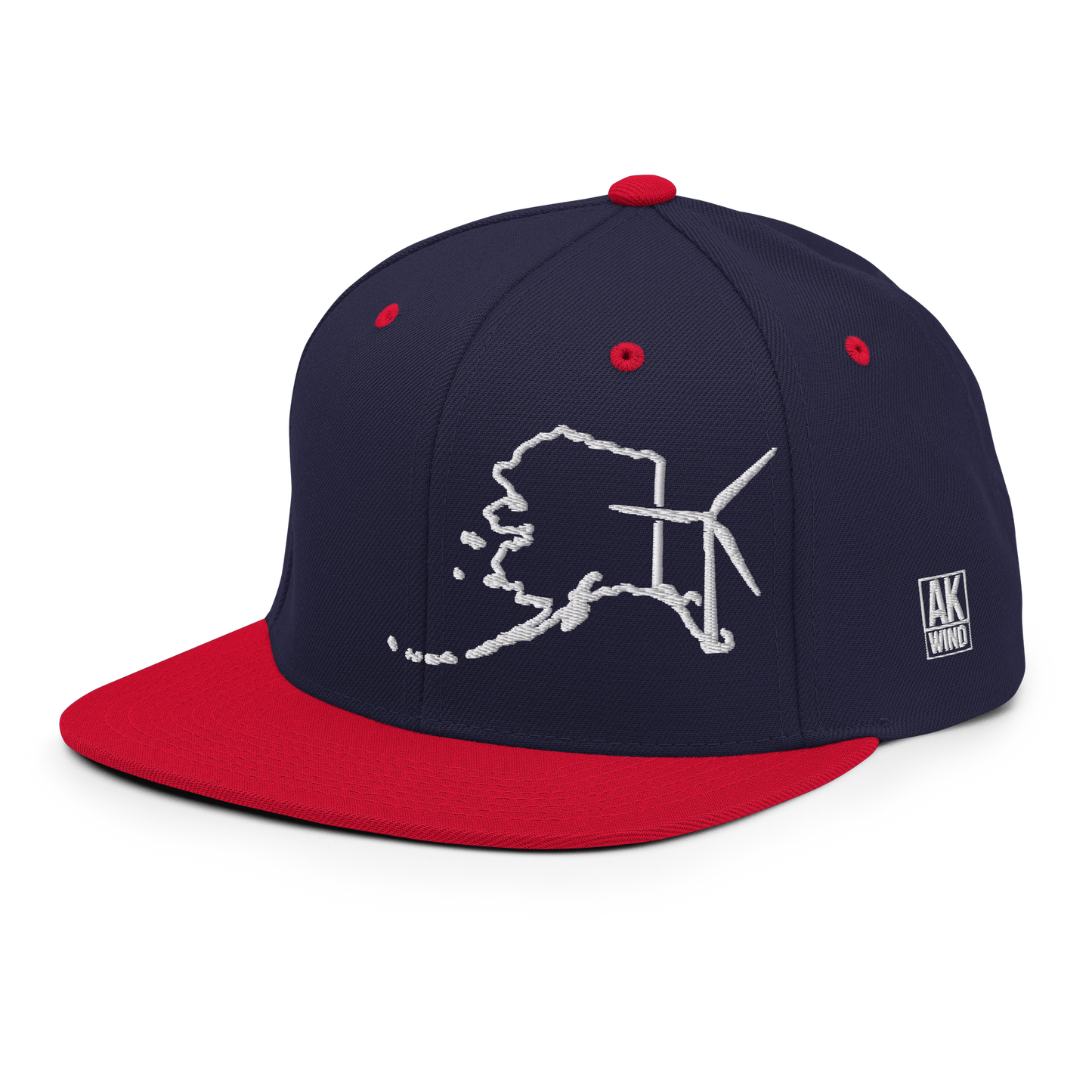 Alaska Wind Snapback Hat