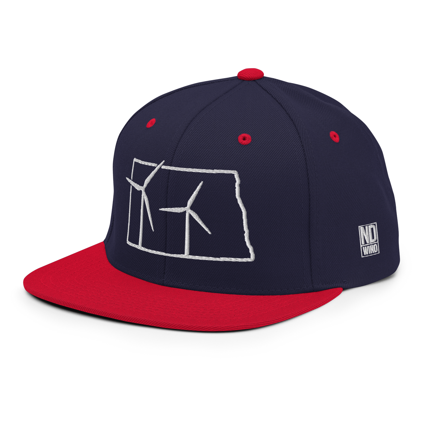 North Dakota Wind Snapback Hat