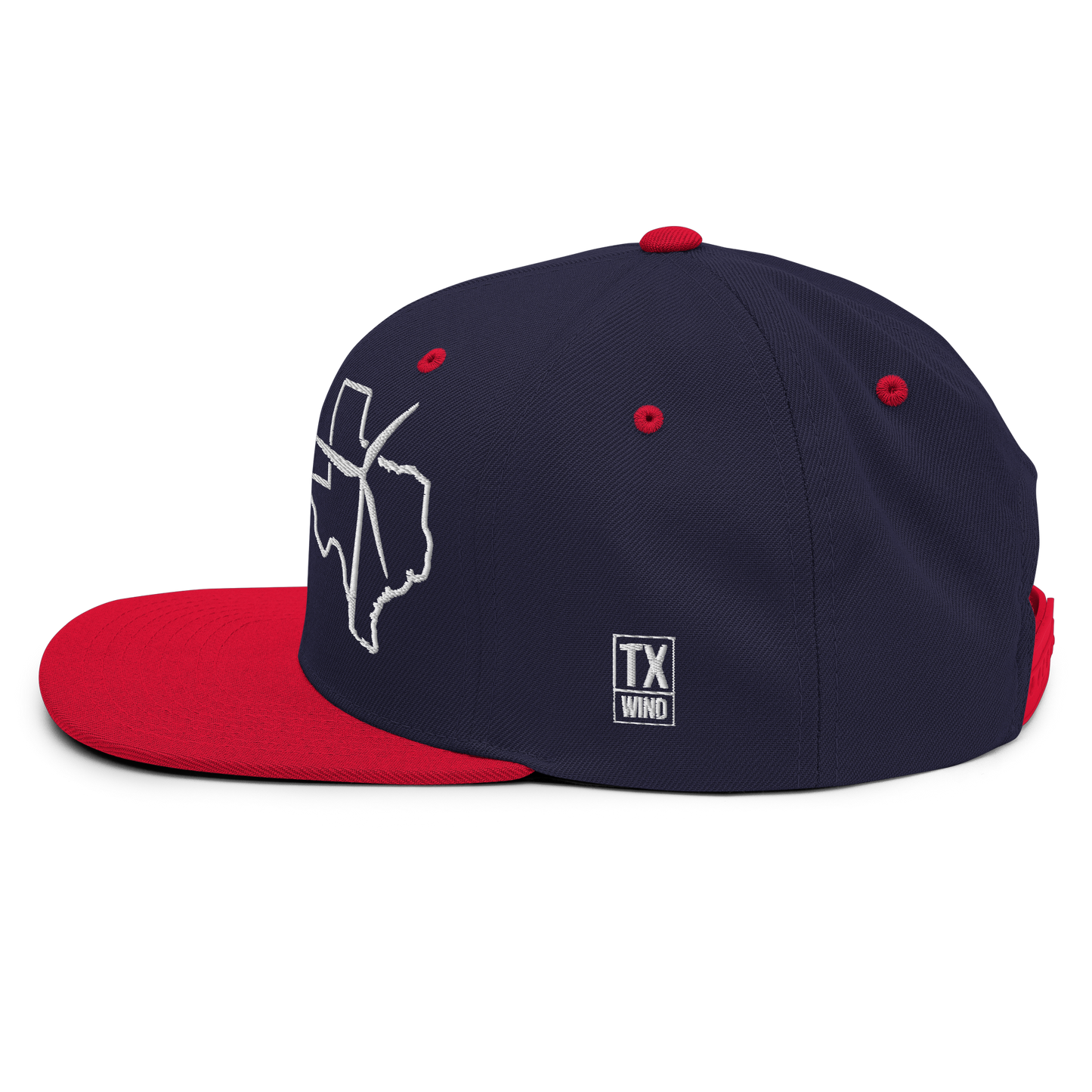 Texas Wind Snapback Hat