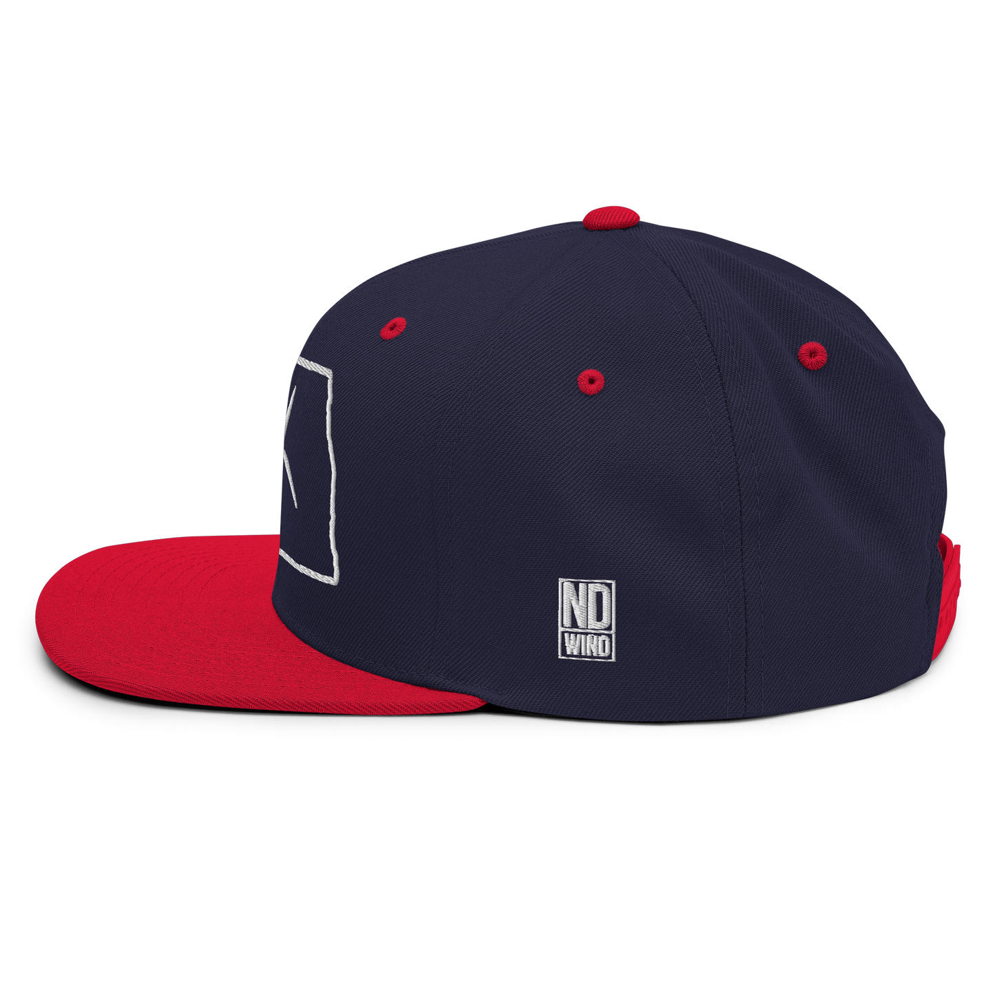 North Dakota Wind Snapback Hat