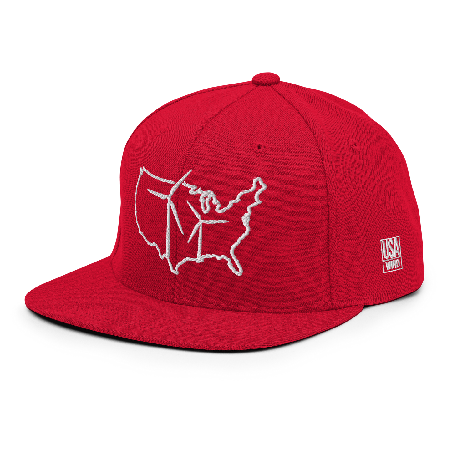 USA Wind Snapback Hat