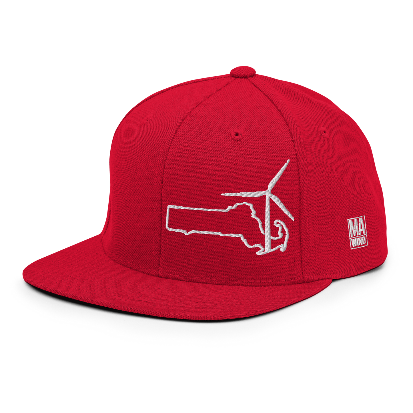 Massachusetts Wind Snapback Hat