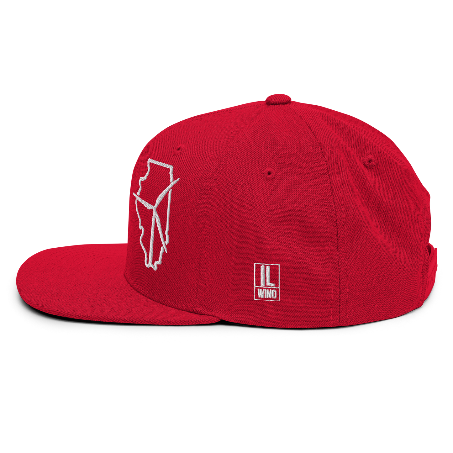 Illinois Wind Snapback Hat