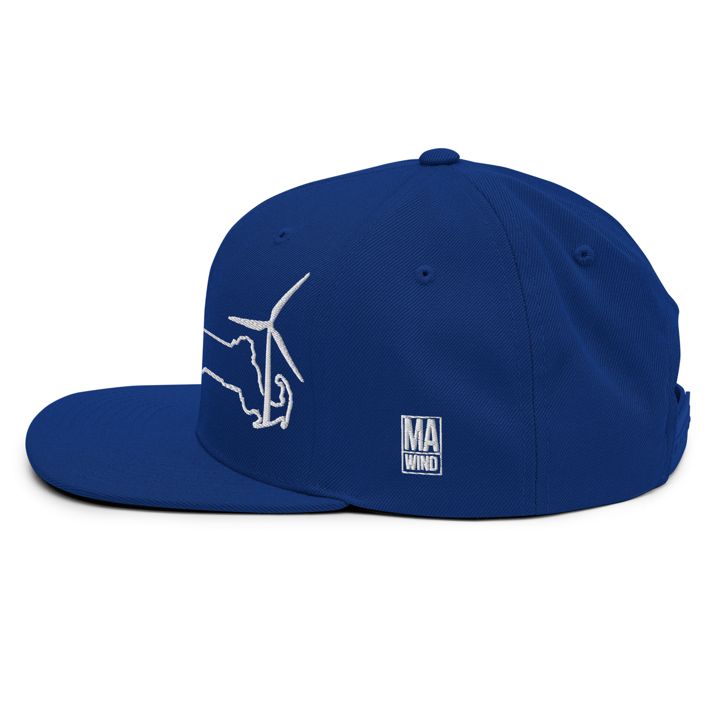 Massachusetts Wind Snapback Hat