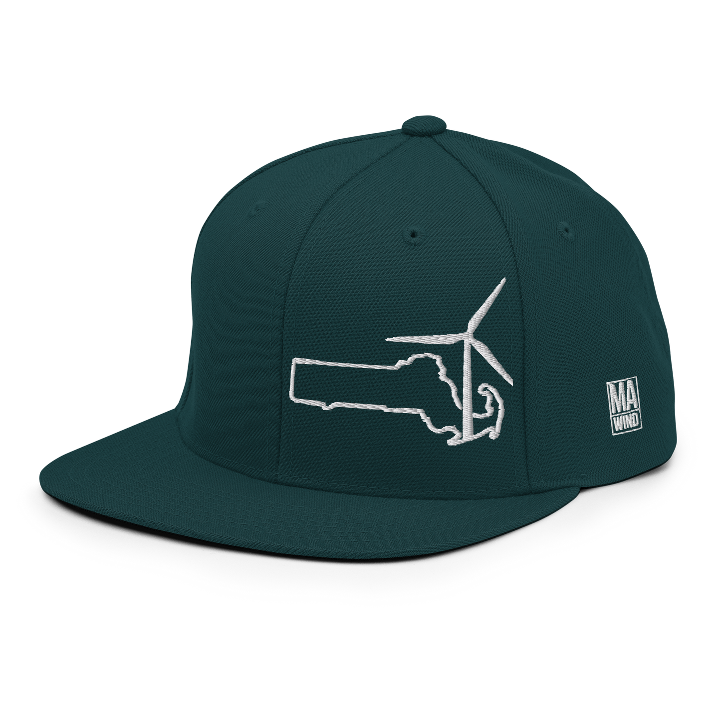Massachusetts Wind Snapback Hat