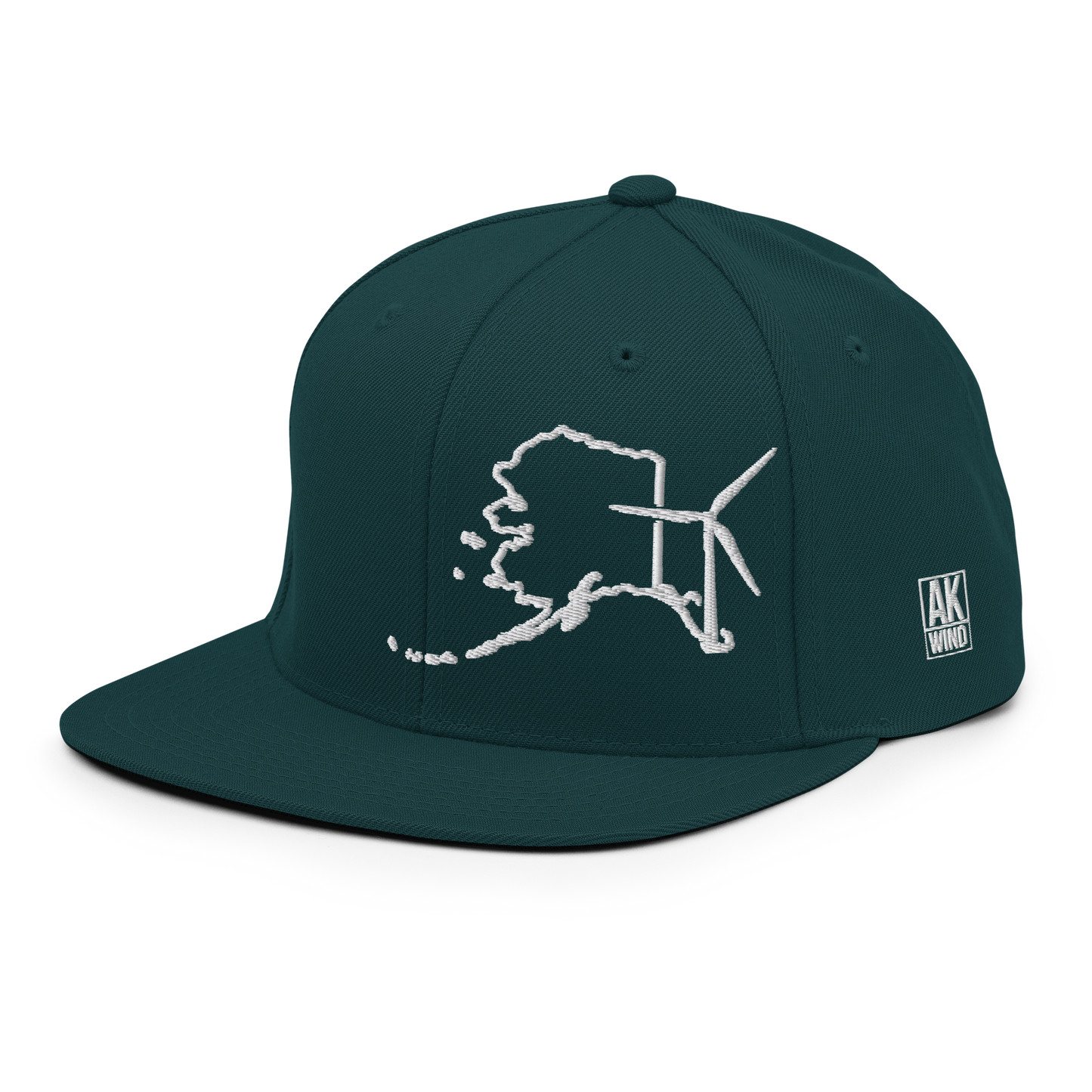 Alaska Wind Snapback Hat