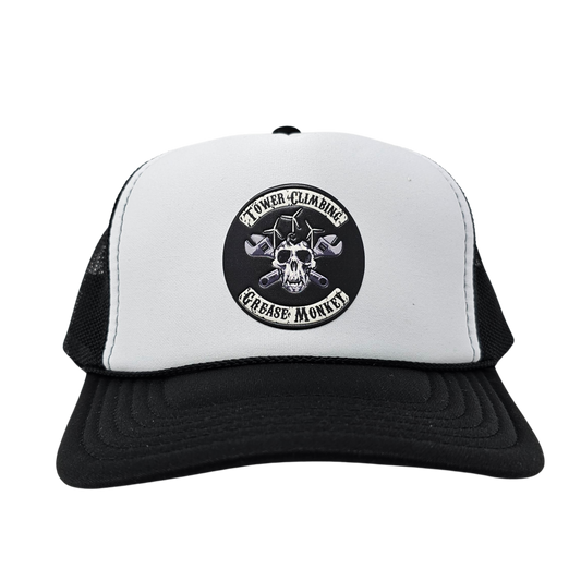 Anarchy Skull Monkey Foam Five Panel (Black/White)