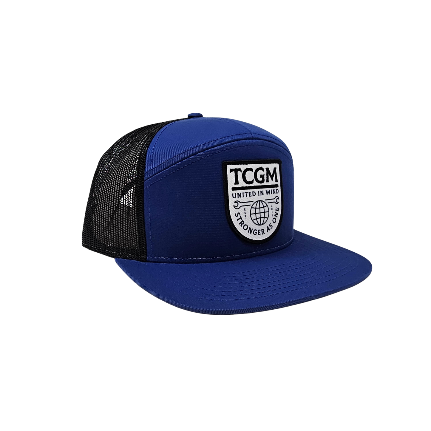 United in Wind 7 Panel Cap (Royal/Black)