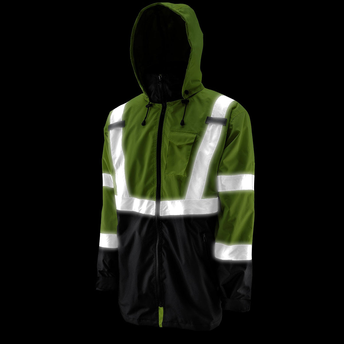 Hi-Viz Yellow Parka Jacket