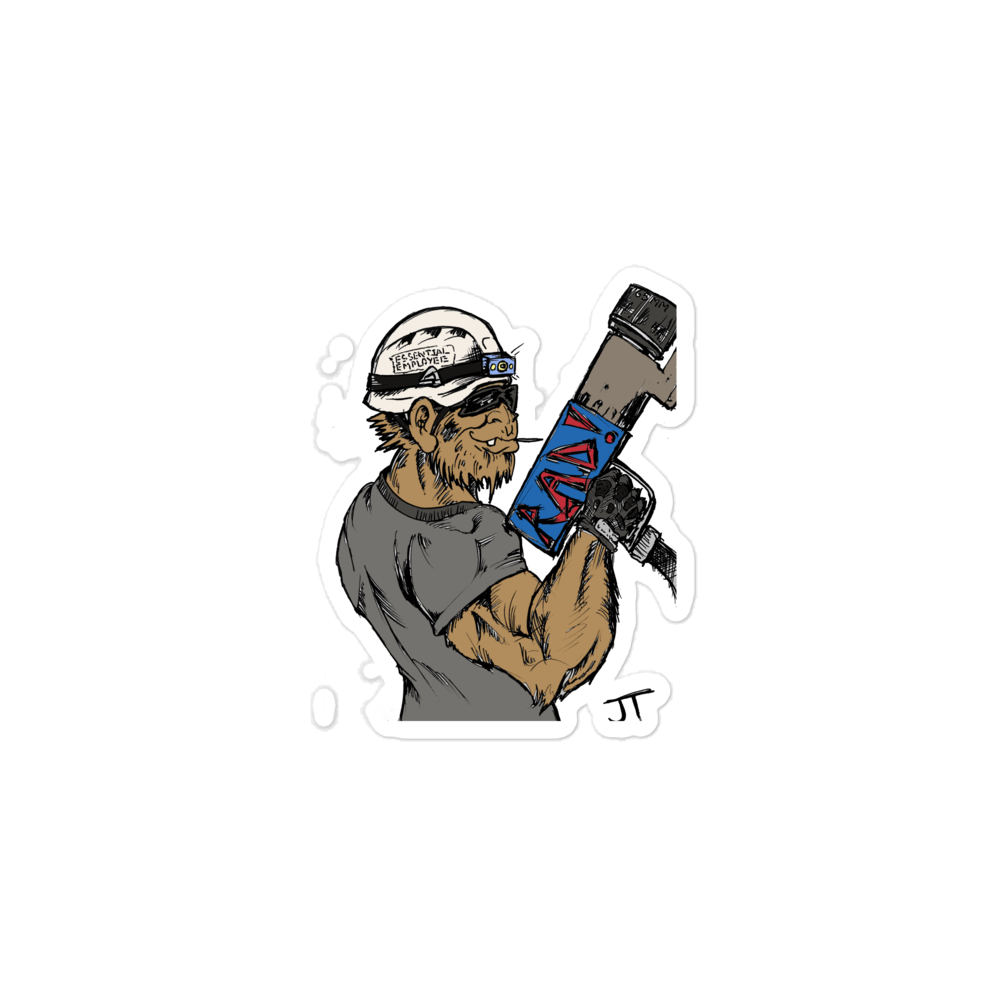 Rad Monkey stickers