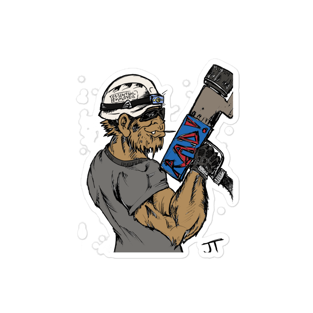Rad Monkey stickers