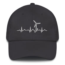 Wind Turbine Heart Beat Dad hat