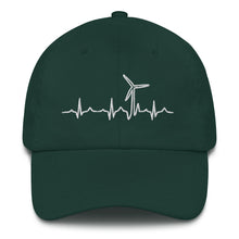 Wind Turbine Heart Beat Dad hat