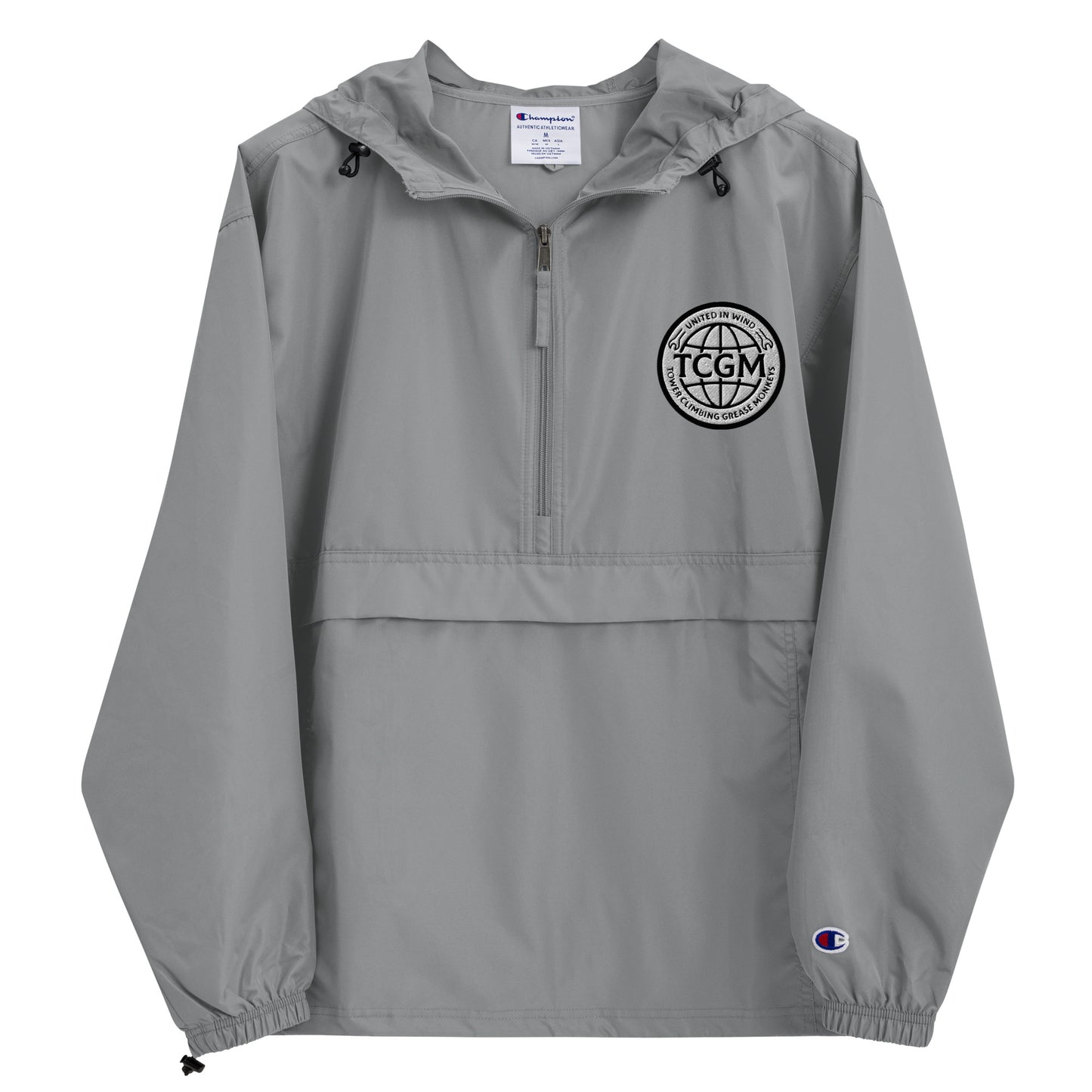 United in Wind Embroidered Champion Packable Jacket