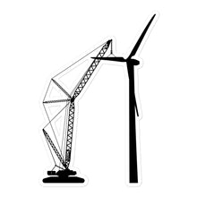 Wind Turbine Blade Pick Sticker