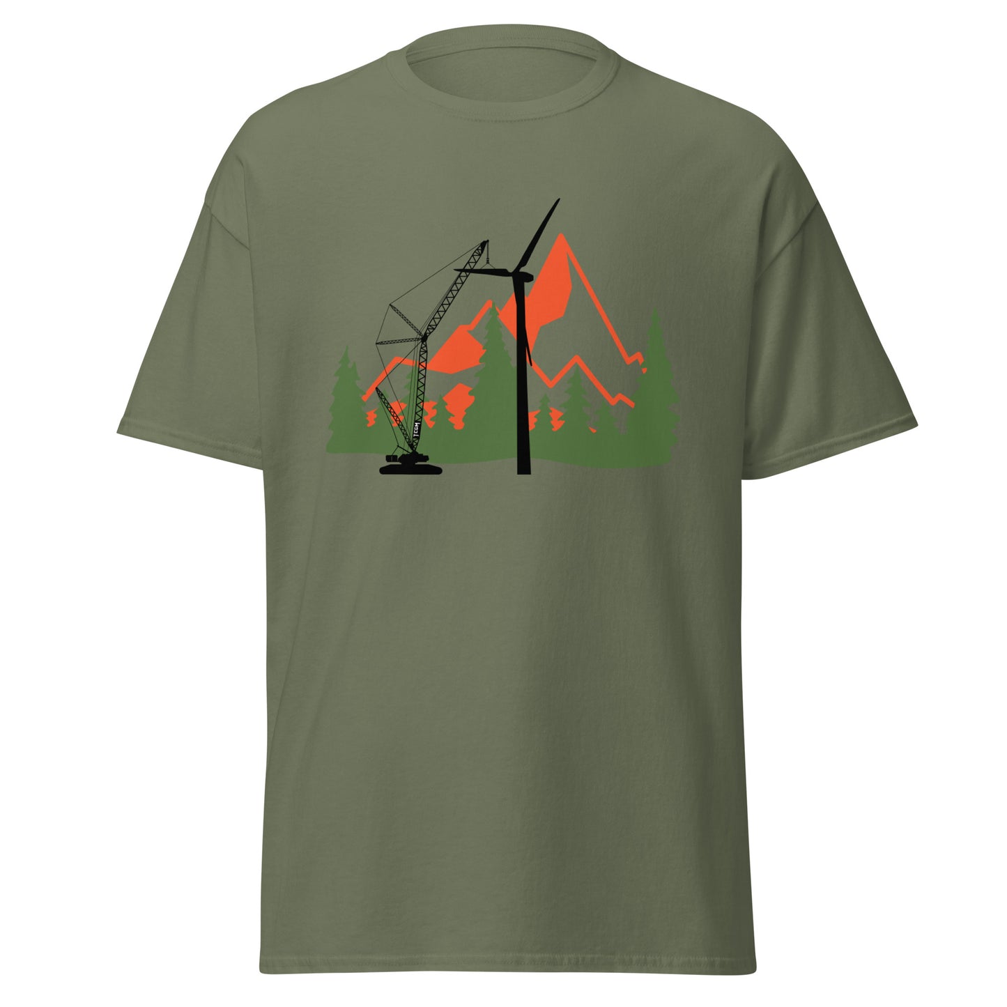 Wind Turbine Blade Lift T-Shirt