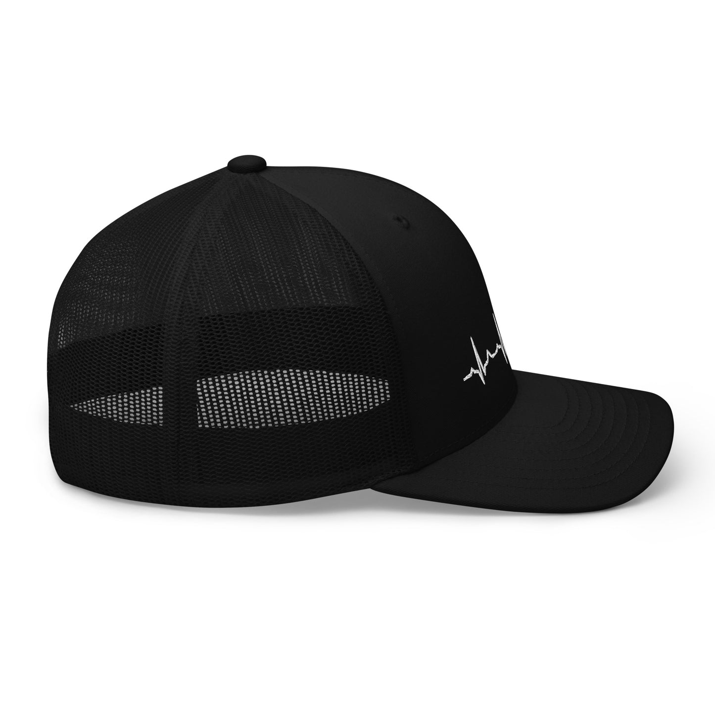 Wind Turbine Heart Beat Trucker Cap