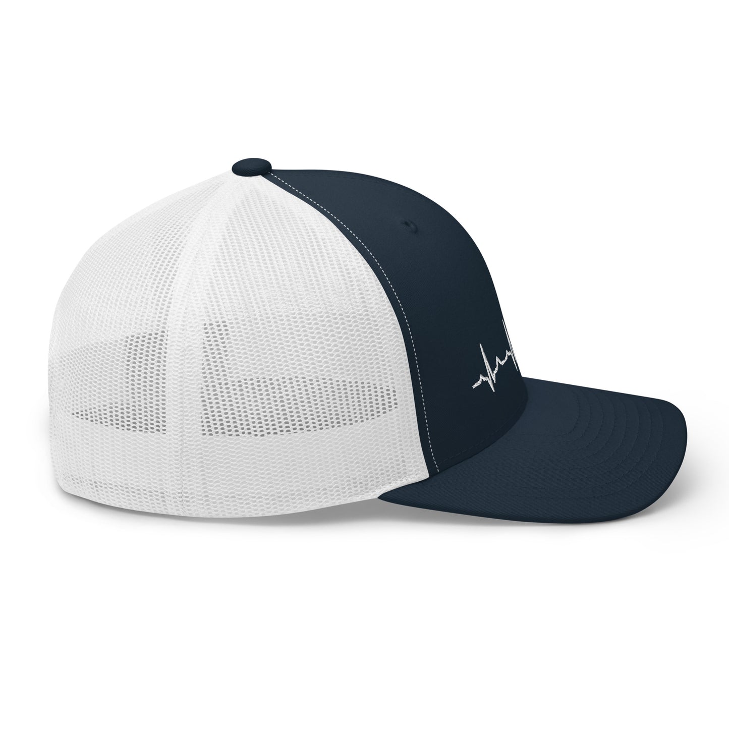 Wind Turbine Heart Beat Trucker Cap