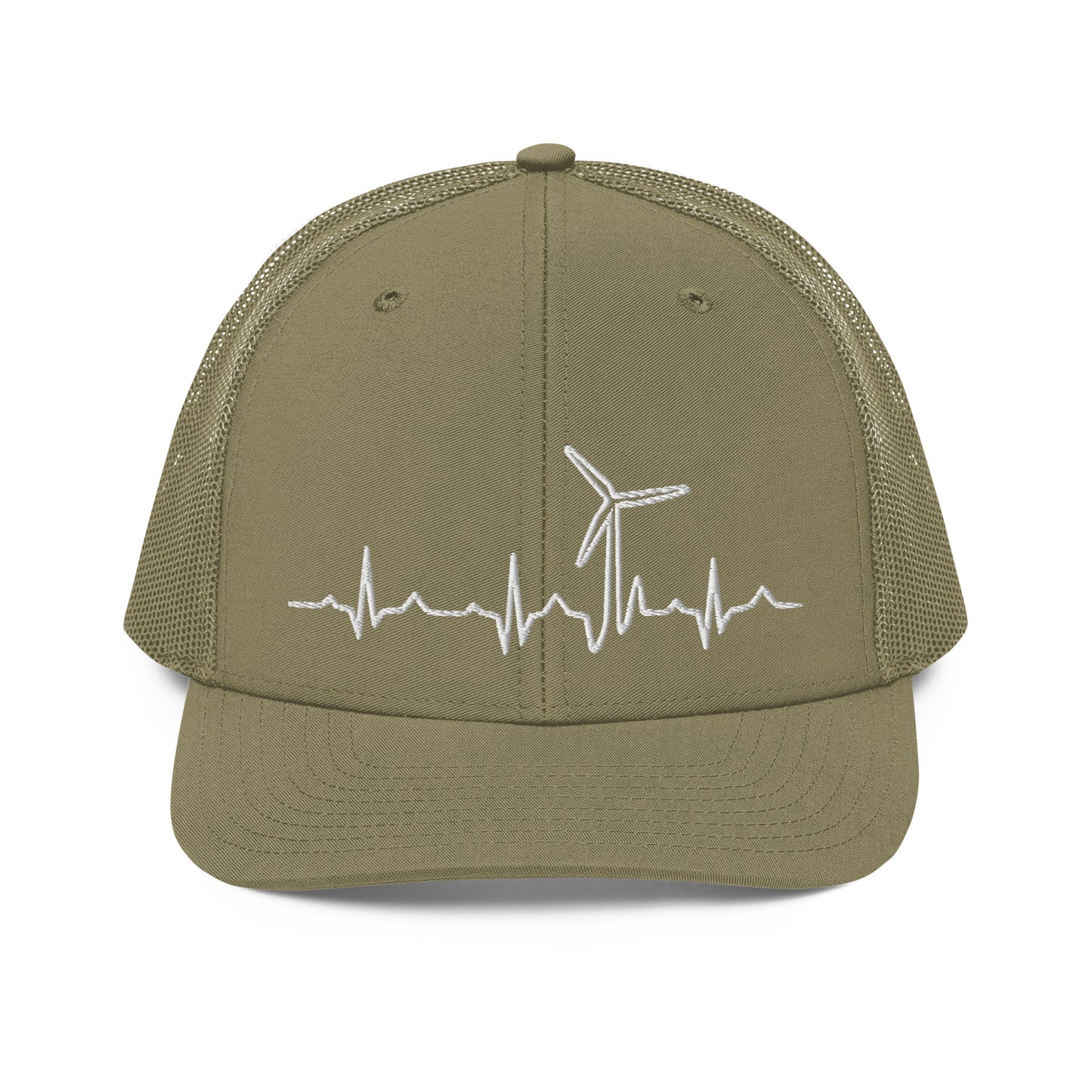 Wind Turbine Heart Beat Trucker Cap