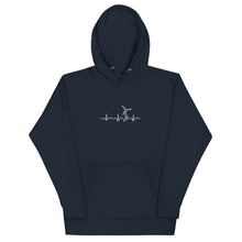 Wind Turbine Heart Beat Unisex Hoodie