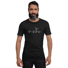 Wind Turbine Heart Beat Unisex t-shirt (W)