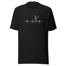 Wind Turbine Heart Beat Unisex t-shirt (W)