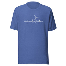 Wind Turbine Heart Beat Unisex t-shirt (W)