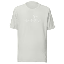 Wind Turbine Heart Beat Unisex t-shirt (W)